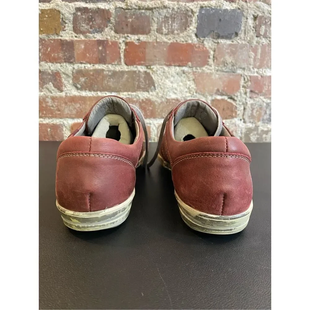 Josef Seibel Maroon Leather Comfort Shoe Men’s SZ 44